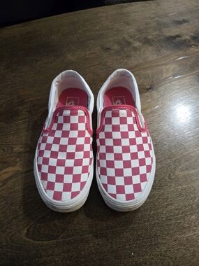 Vans Checkered Slip Ons Womens 7.5